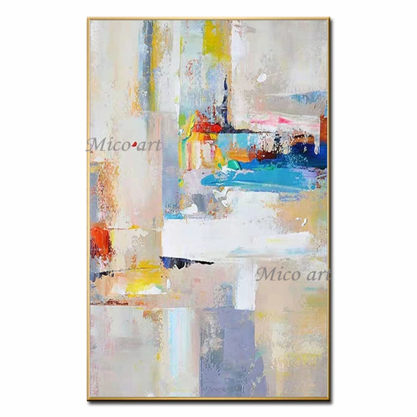 100% современная Высококачественная цветная панель ручной работы, абстрактная картина маслом на холсте для Безрамного коридора 
100% современная Высококачественная цветная панель ручной работы, абстрактная картина маслом на холсте для Безрамного коридора