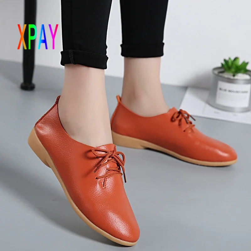 Shoes for Women 2021 Autumn New Style Flat Shoes Leather Women's Shoes Ladies Fashion Casual Comfortable Solid Lace Ladies Shoes
Shoes for Women 2021 Autumn New Style Flat Shoes Leather Women's Shoes Ladies Fashion Casual Comfortable Solid Lace Ladies Shoes