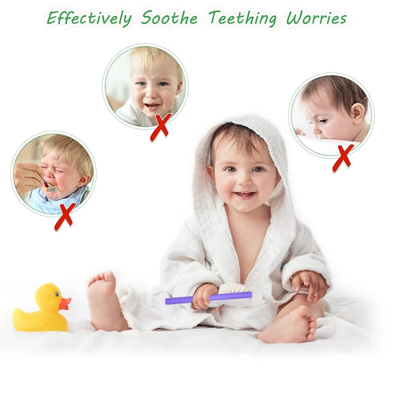 Flexible Hollow Teething Tubes(4Pack-6.8Inch), Soft Silicone Teething Toys for Babies Infants 0-12 Months Old
Flexible Hollow Teething Tubes(4Pack-6.8Inch), Soft Silicone Teething Toys for Babies Infants 0-12 Months Old
