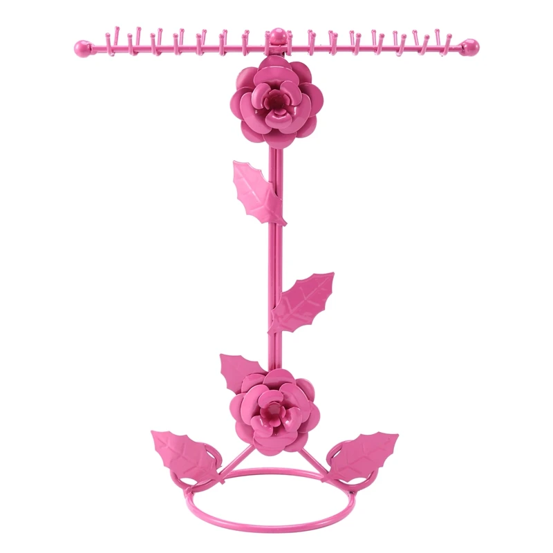 Metal Rose Flower Jewelry Stand Earring Hanger Necklace Bracelet Organizer Storage Display Watch Show
Metal Rose Flower Jewelry Stand Earring Hanger Necklace Bracelet Organizer Storage Display Watch Show