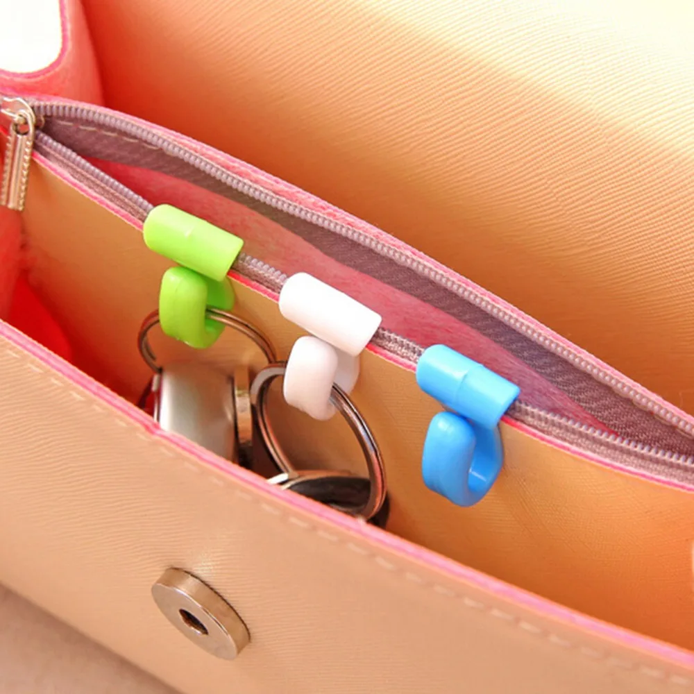 Colorful 2Pcs Home Plastic Novelty Clip Holder Mini Cute Anti-lost Hook Within The Bag Key Storage Holder Rack Bag Hooks
Colorful 2Pcs Home Plastic Novelty Clip Holder Mini Cute Anti-lost Hook Within The Bag Key Storage Holder Rack Bag Hooks