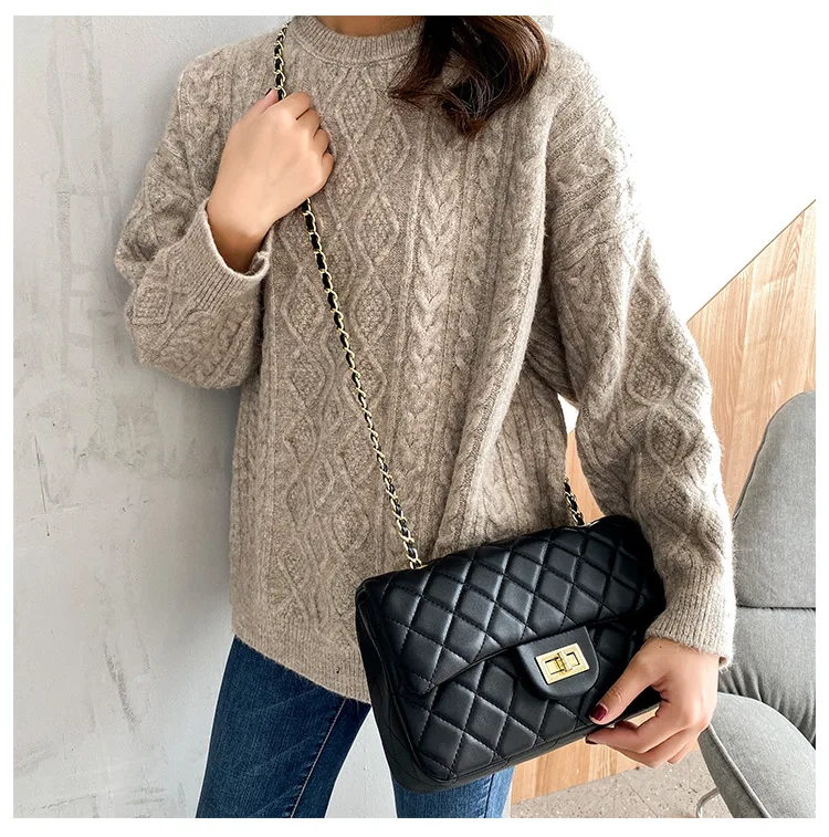 Chain Crossbody Bags For Women Quality PU Leather Shoulder Messenger Bags Classic Diamond Lattice Handbags Luxury Designer 2021
Chain Crossbody Bags For Women Quality PU Leather Shoulder Messenger Bags Classic Diamond Lattice Handbags Luxury Designer 2021