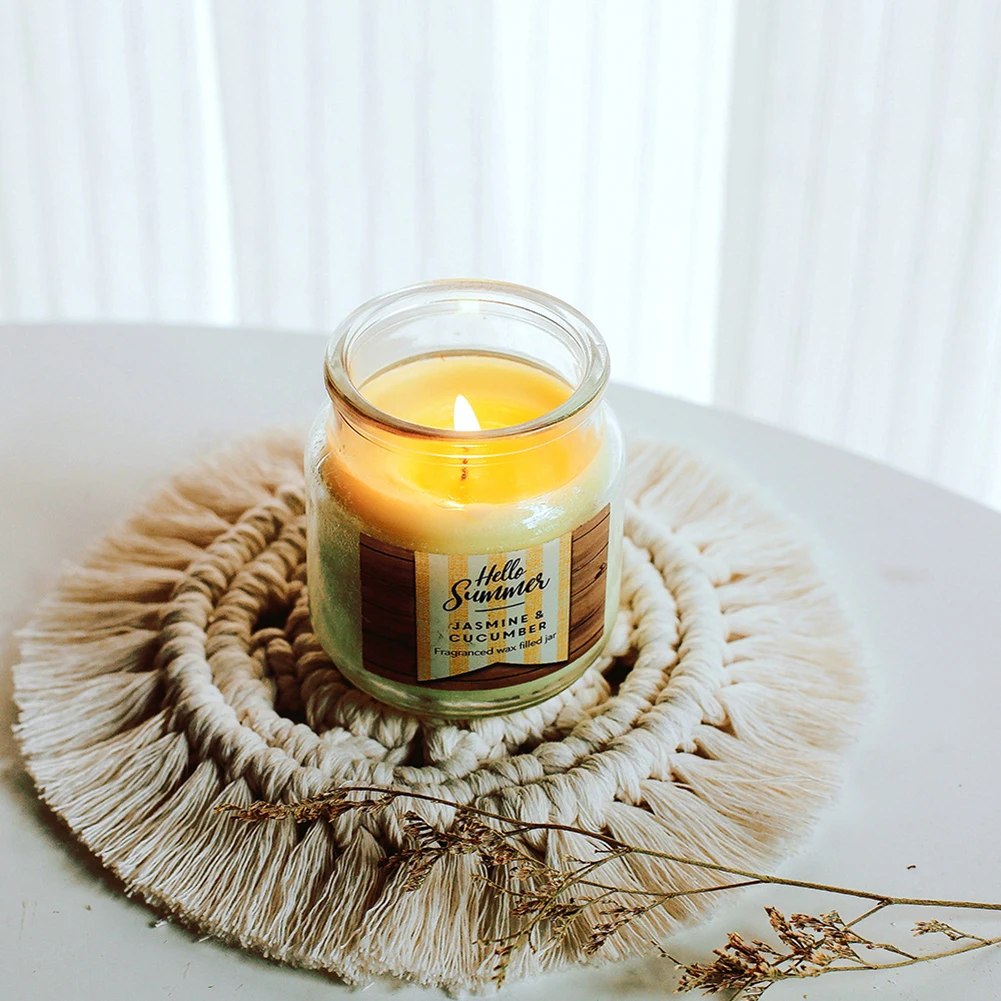 Handwoven Macrame Coasters Cotton Rope Braided Placemats Cup Pad Table Decor Heat Resistant Table Mat Cup Mat
Handwoven Macrame Coasters Cotton Rope Braided Placemats Cup Pad Table Decor Heat Resistant Table Mat Cup Mat
