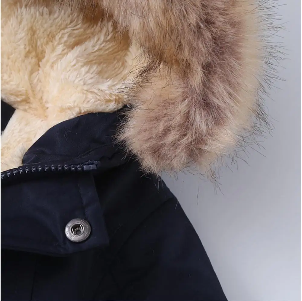 Outdoor Jacket For Children Winter Hooded Warm Windbreaker Casual Baby Boys Plus Velvet Thick Coats Kids Clothing Parka
Outdoor Jacket For Children Winter Hooded Warm Windbreaker Casual Baby Boys Plus Velvet Thick Coats Kids Clothing Parka