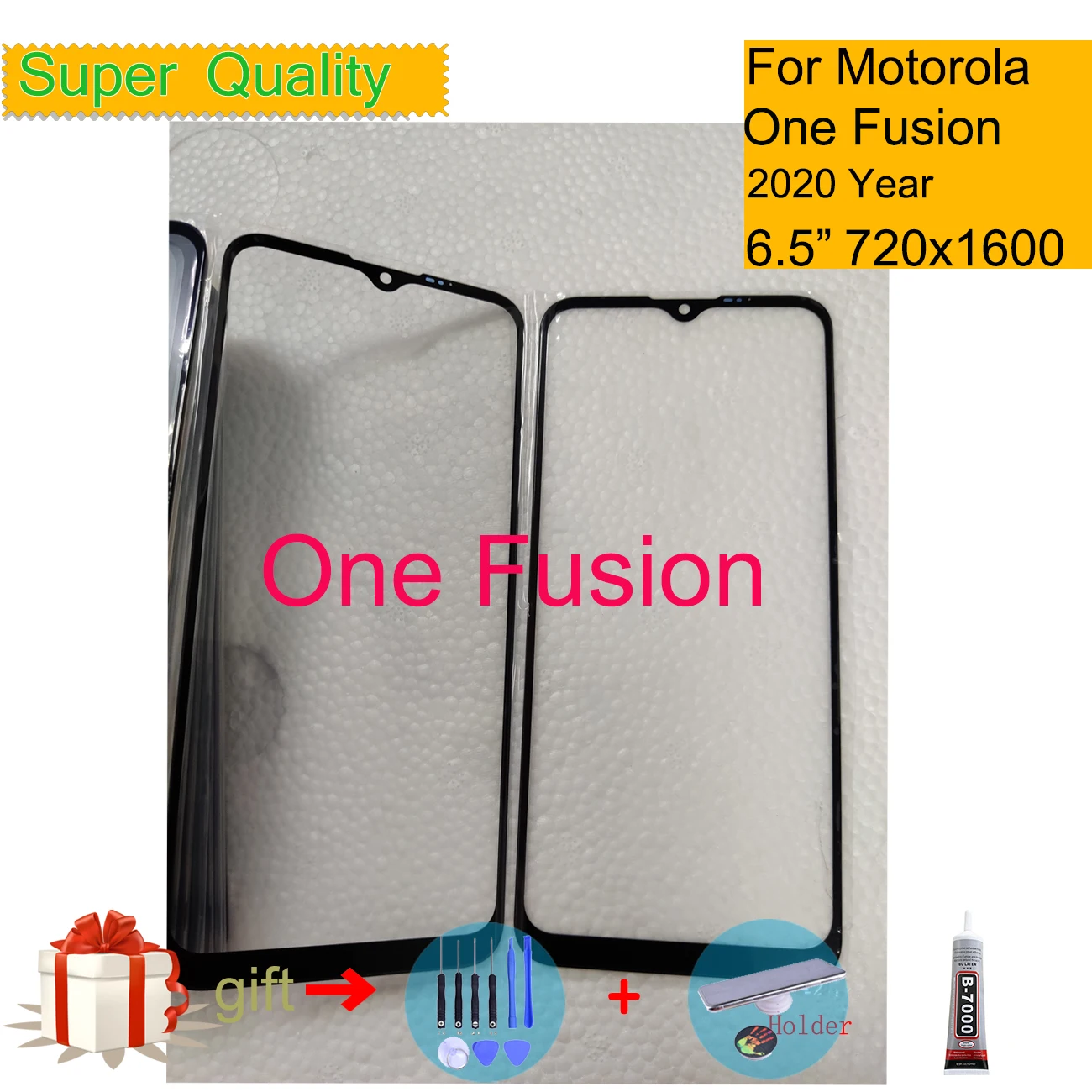 6.5" For Motorola Moto One Fusion Touch Screen Panel Front Outer Glass Lens One Fusion Front LCD Glass Replacement
6.5" For Motorola Moto One Fusion Touch Screen Panel Front Outer Glass Lens One Fusion Front LCD Glass Replacement