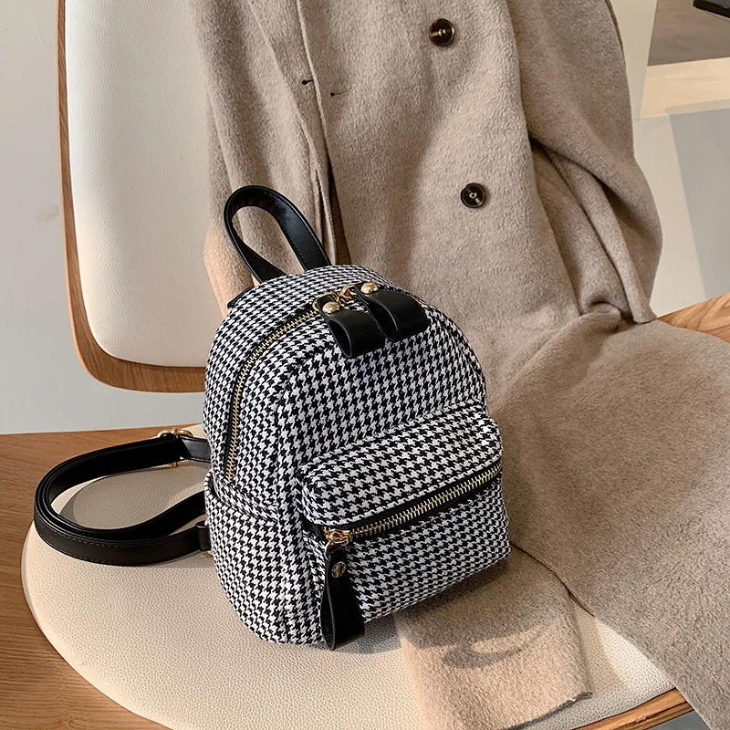 Casual backpack women's fashion trend travel small backpack Joker street student woolen ins wind girl bag
Casual backpack women's fashion trend travel small backpack Joker street student woolen ins wind girl bag