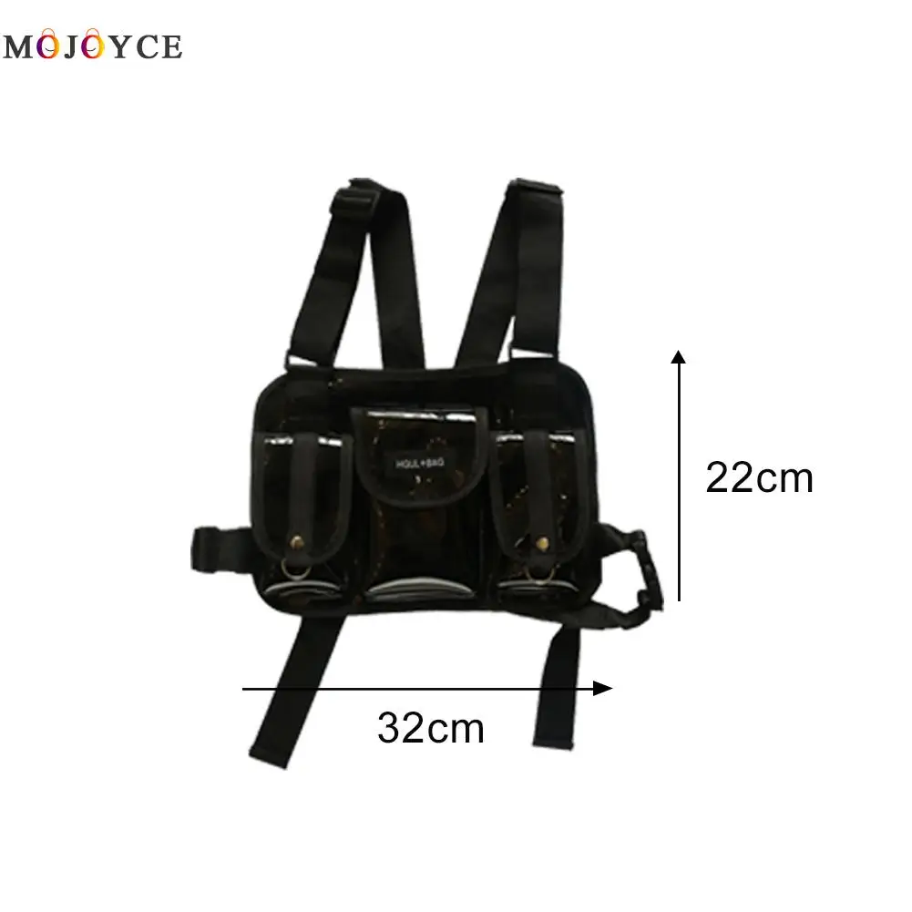 Street Style Chest Waist Pack Men Women Hip-Hop Vest PVC Fashion Square Shoulder Backpacks Cool Adjustable Vest Chest Bags
Street Style Chest Waist Pack Men Women Hip-Hop Vest PVC Fashion Square Shoulder Backpacks Cool Adjustable Vest Chest Bags