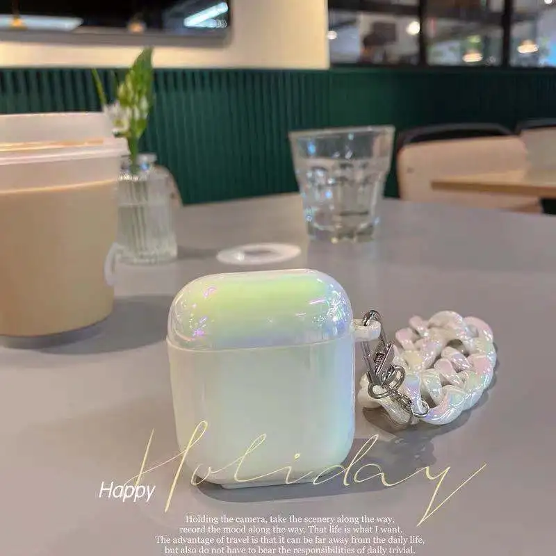 Чехол для AirPods 2 1 Pro корейского лазерного красочного акрилового браслета с цепочкой наушников чехол с зарядным устройством беспроводной ...
Чехол для AirPods 2 1 Pro корейского лазерного красочного акрилового браслета с цепочкой наушников чехол с зарядным устройством беспроводной ...