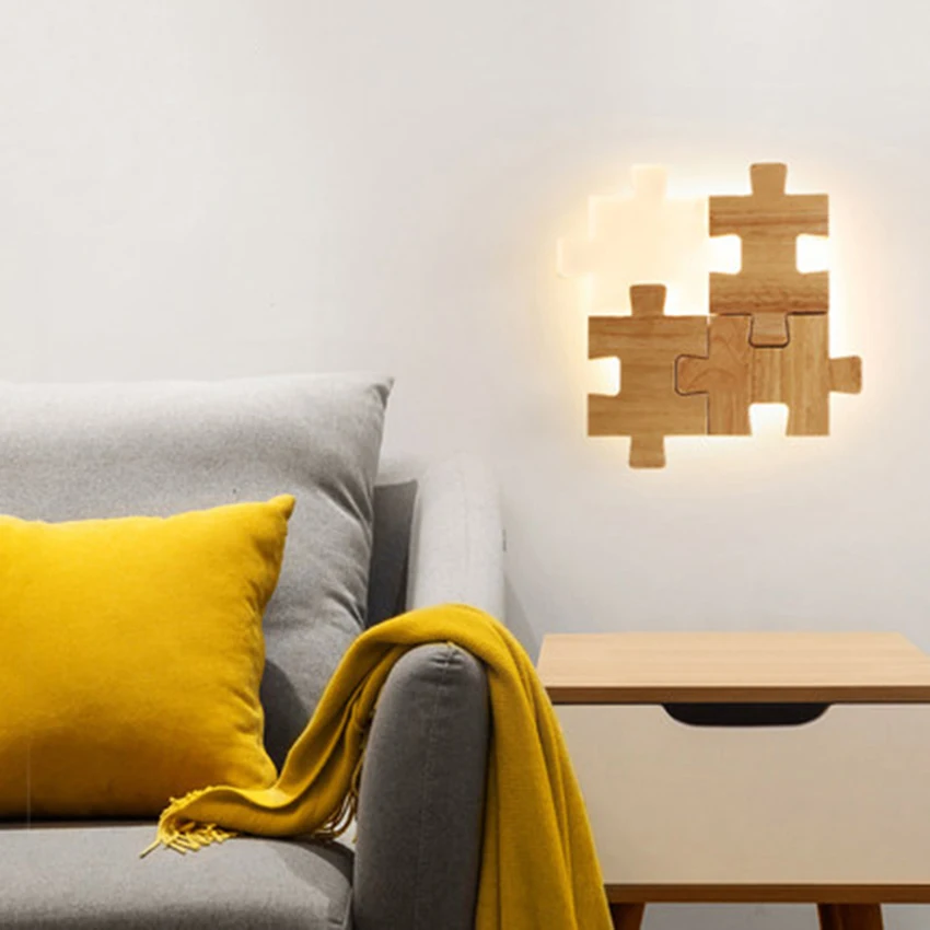 Modern LED Acrylic Solid Wood Wall Lights Lighting Novel Stitching Luminaire Living Room Aisle Lamp Bedroom Decor Light Fixtures
Modern LED Acrylic Solid Wood Wall Lights Lighting Novel Stitching Luminaire Living Room Aisle Lamp Bedroom Decor Light Fixtures