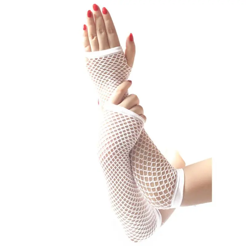 Women Women Punk Gothic Solid Color Fishnet Half Hand Fingerless Long Golves With Thumb Hole Wrist Length Hollow Out Mittens
Women Women Punk Gothic Solid Color Fishnet Half Hand Fingerless Long Golves With Thumb Hole Wrist Length Hollow Out Mittens