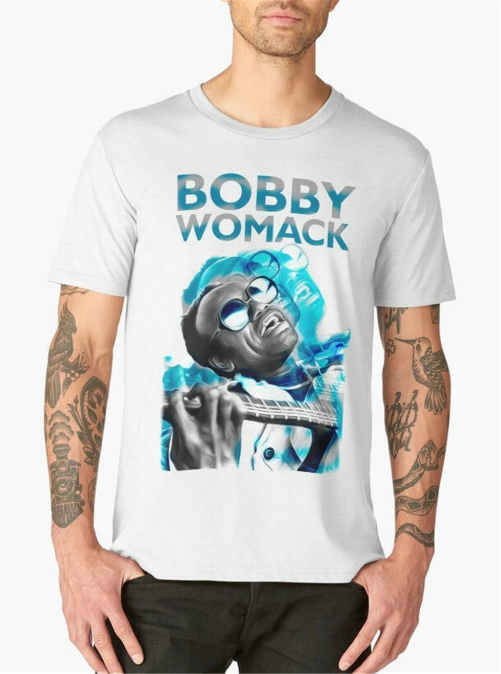 Bobby Womack футболка с капюшоном арт-Ман культовый принт одежда Повседневная |