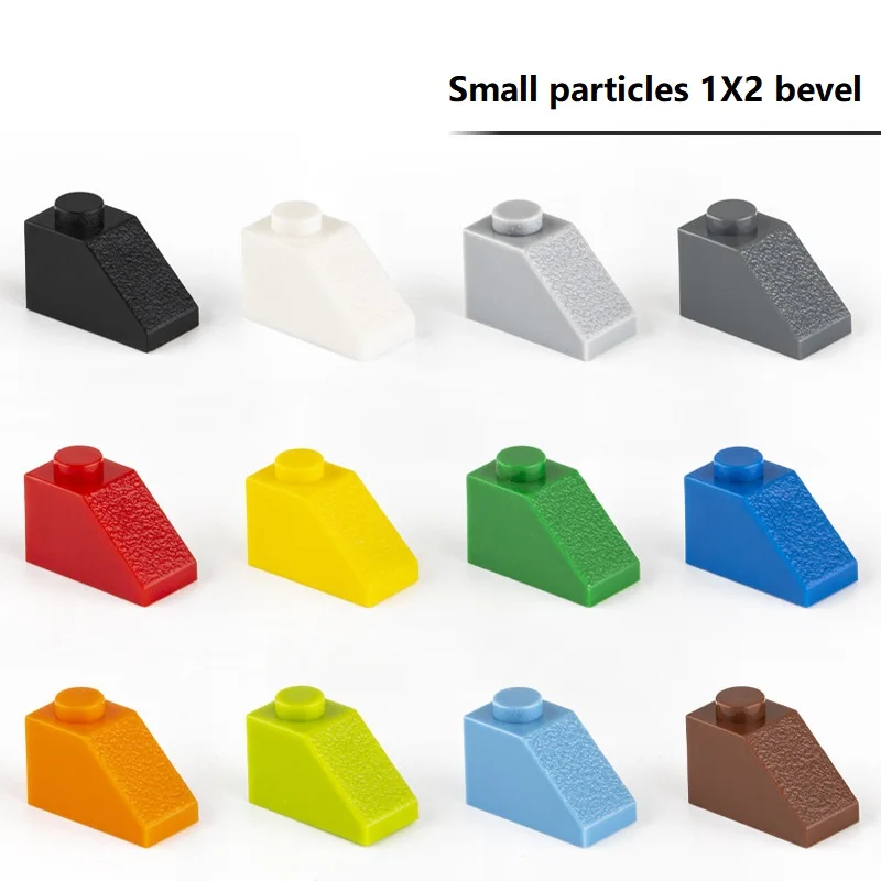 150pcs 1X2 bevel Small particles Assemble building blocks Compatible with multi-brand blocks DIY
150pcs 1X2 bevel Small particles Assemble building blocks Compatible with multi-brand blocks DIY