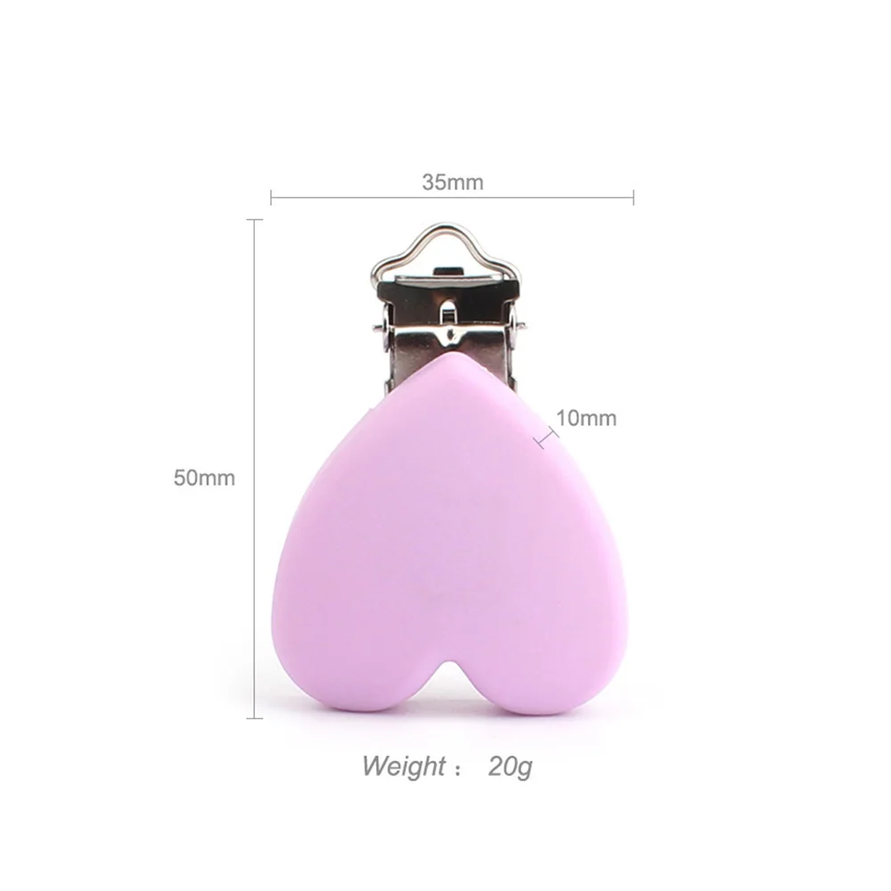 Silicone Love Heart Shaped Pacifier Clips DIY Baby Soother Nursing Teething Toys Pacifier Clips Baby Care Clips High Quality
Silicone Love Heart Shaped Pacifier Clips DIY Baby Soother Nursing Teething Toys Pacifier Clips Baby Care Clips High Quality