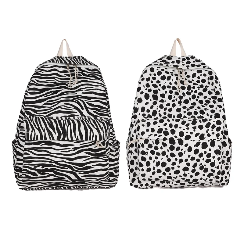 Рюкзак с леопардовым принтом зебры для девочек, вместительные школьные ранцы на плечо для учеников
Рюкзак с леопардовым принтом зебры для девочек, вместительные школьные ранцы на плечо для учеников