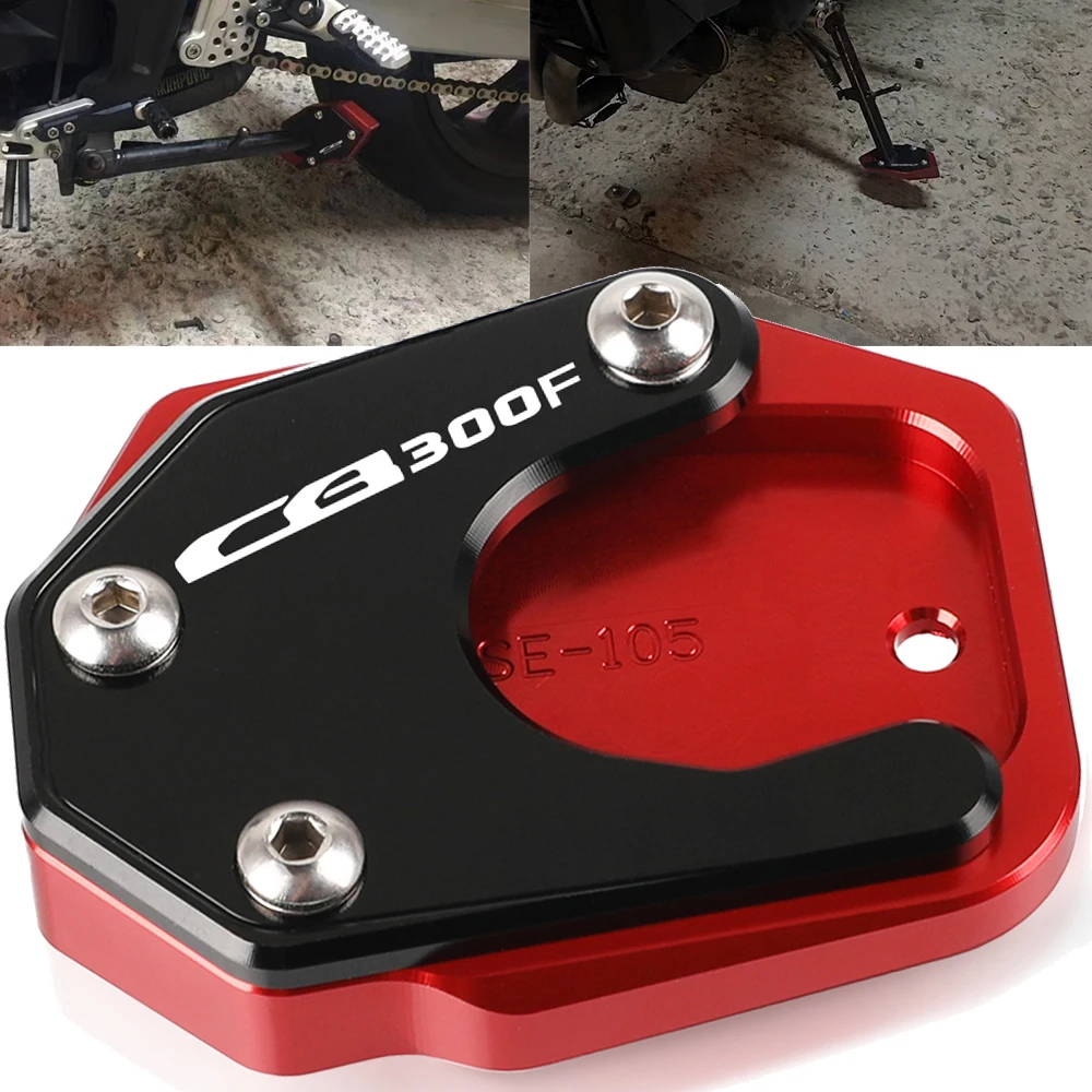 For Honda CB300F 2014 2015 2016 2017 2018 CNC Foot Side Stand Pad Plate Kickstand Enlarger Extension CB300F Support Shell
For Honda CB300F 2014 2015 2016 2017 2018 CNC Foot Side Stand Pad Plate Kickstand Enlarger Extension CB300F Support Shell