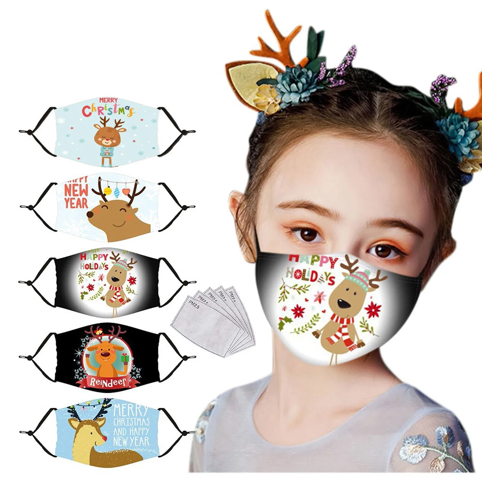 5pc Christmas Face Shield For Kids Printing Mask Printed Facemask Mondkapjes Wasbaar Masque Clown Masks For Facial Protect d4 
5pc Christmas Face Shield For Kids Printing Mask Printed Facemask Mondkapjes Wasbaar Masque Clown Masks For Facial Protect d4