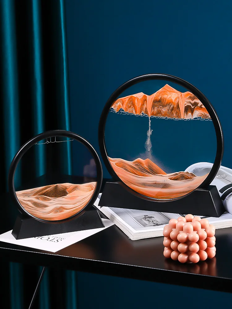 7inch Kid 3D Hourglass Moving Sand Art Picture Round Glass 3D Deep Sea Sandscape In Motion Display Flowing Sand Frame Home Decor
7inch Kid 3D Hourglass Moving Sand Art Picture Round Glass 3D Deep Sea Sandscape In Motion Display Flowing Sand Frame Home Decor
