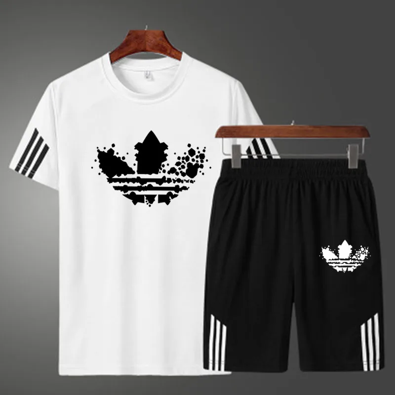 Summer sportswear men's brand sports suit sportswear casual wear T-shirt + quick-drying sports shorts two-piece track suit
Summer sportswear men's brand sports suit sportswear casual wear T-shirt + quick-drying sports shorts two-piece track suit