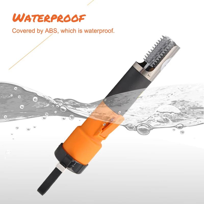 Cordless Electric Fish Scaler with 2000 mah Rechargeable Battery Waterproof Fishing Scalers Easy Clean Fish Stripper Remover 12V
Cordless Electric Fish Scaler with 2000 mah Rechargeable Battery Waterproof Fishing Scalers Easy Clean Fish Stripper Remover 12V