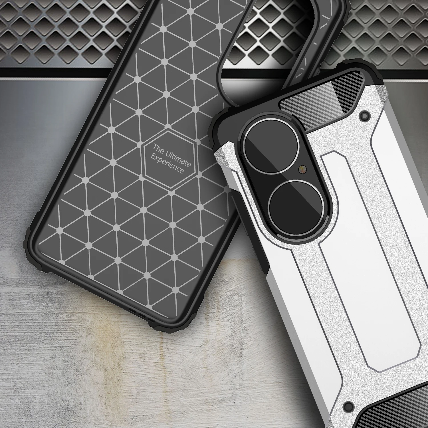 Phone Case For Huawei P50 Pro Luxury With dust plug anti-drop shockproof heavy protection two in one rugged Armor PC Back Cover
Phone Case For Huawei P50 Pro Luxury With dust plug anti-drop shockproof heavy protection two in one rugged Armor PC Back Cover