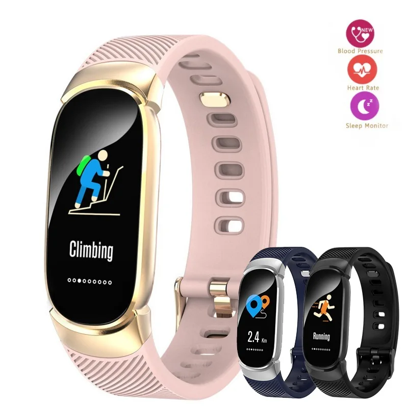 Woman Color Screen Smart Bracelet Heart Rate Blood Pressure Blood Oxygen Monitoring Weather Display Waterproof Smart Watch
Woman Color Screen Smart Bracelet Heart Rate Blood Pressure Blood Oxygen Monitoring Weather Display Waterproof Smart Watch