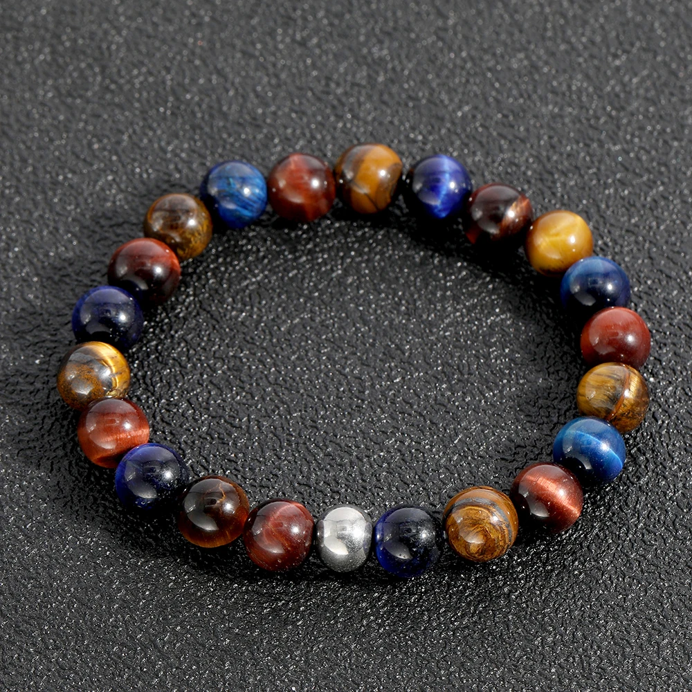 OAIITE Rainbow Eye Tiger Beaded Mala Bracelets For Women Men Natural Stone Yoga Bracelets & Bangles Spiritual jewelry
OAIITE Rainbow Eye Tiger Beaded Mala Bracelets For Women Men Natural Stone Yoga Bracelets & Bangles Spiritual jewelry