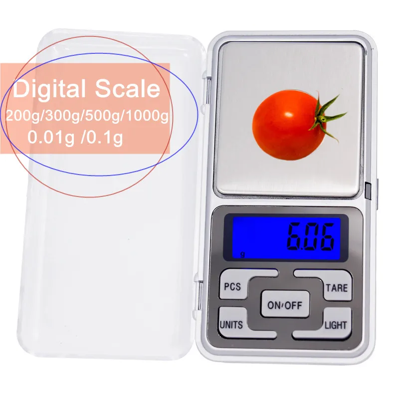 200g 300g 500g 1000g 0.01g/0.1g Mini Digital Scale Electronic Balance LCD Display with backlight Jewelry Weight Scales
200g 300g 500g 1000g 0.01g/0.1g Mini Digital Scale Electronic Balance LCD Display with backlight Jewelry Weight Scales
