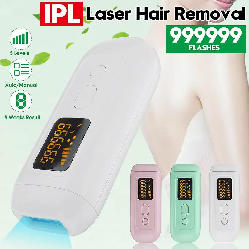 999999 Flashes 5 Levels IPL Hair Removal Laser Epilator Permanent Painless Photoepilator Machine Suit for the Skin of Whole Body
999999 Flashes 5 Levels IPL Hair Removal Laser Epilator Permanent Painless Photoepilator Machine Suit for the Skin of Whole Body