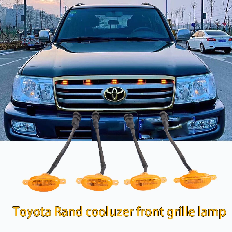 Toyota Land Cruiser front grille SUV yellow light day light warning 12v led light road front car accessories door led car light
Toyota Land Cruiser front grille SUV yellow light day light warning 12v led light road front car accessories door led car light