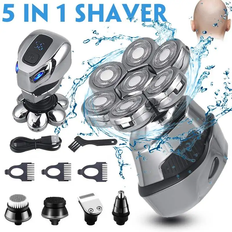 Multi Functional 7D Blades LCD Display Rechargeable Electric Shaver Men Hair Beard Trimmer Electric Razor Face Shaving Baldmulti
Multi Functional 7D Blades LCD Display Rechargeable Electric Shaver Men Hair Beard Trimmer Electric Razor Face Shaving Baldmulti