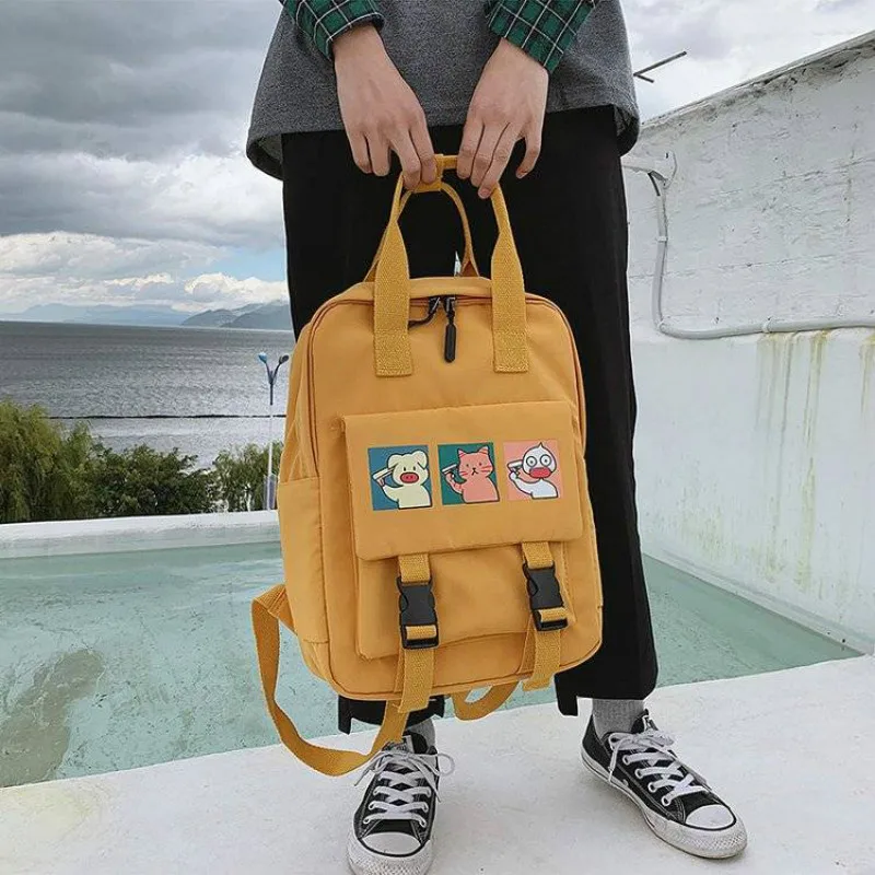 Милые школьные рюкзаки, женский водонепроницаемый рюкзак для девочек-подростков, нейлоновый милый мультяшный Повседневный дорожный рюкза... 
Милые школьные рюкзаки, женский водонепроницаемый рюкзак для девочек-подростков, нейлоновый милый мультяшный Повседневный дорожный рюкза...