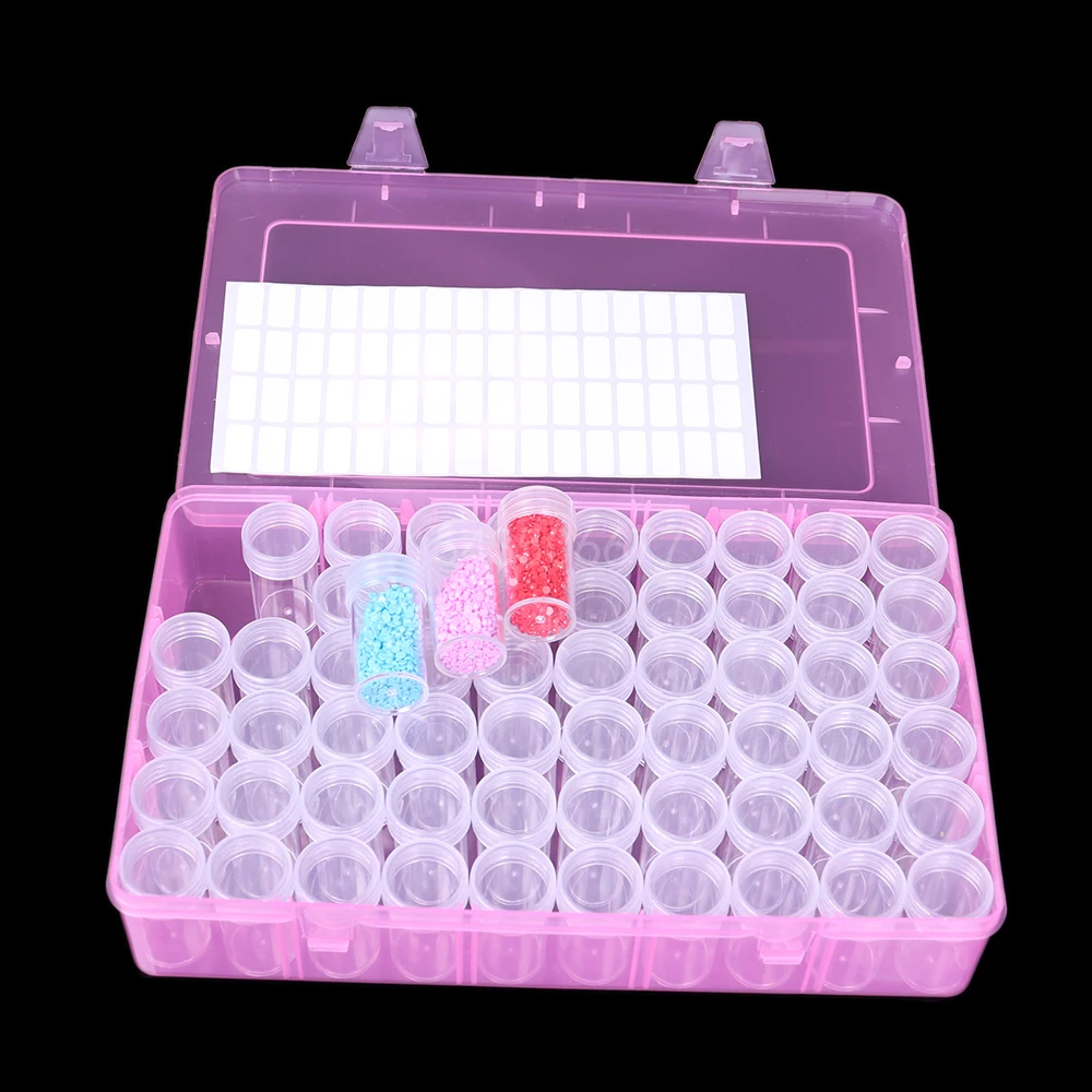 28/56/64/60 Pcs Slot Diamond Painting Tools Accessories Beads Container Kits Storage Organizer Stone Storage Convenience Box
28/56/64/60 Pcs Slot Diamond Painting Tools Accessories Beads Container Kits Storage Organizer Stone Storage Convenience Box