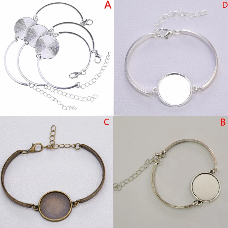 10pcs/lot Metal Cabochon Bracelet Fit 20mm Cameo Settings Bracelets Bezel Blanks DIY Jewelry Findings Tools
10pcs/lot Metal Cabochon Bracelet Fit 20mm Cameo Settings Bracelets Bezel Blanks DIY Jewelry Findings Tools