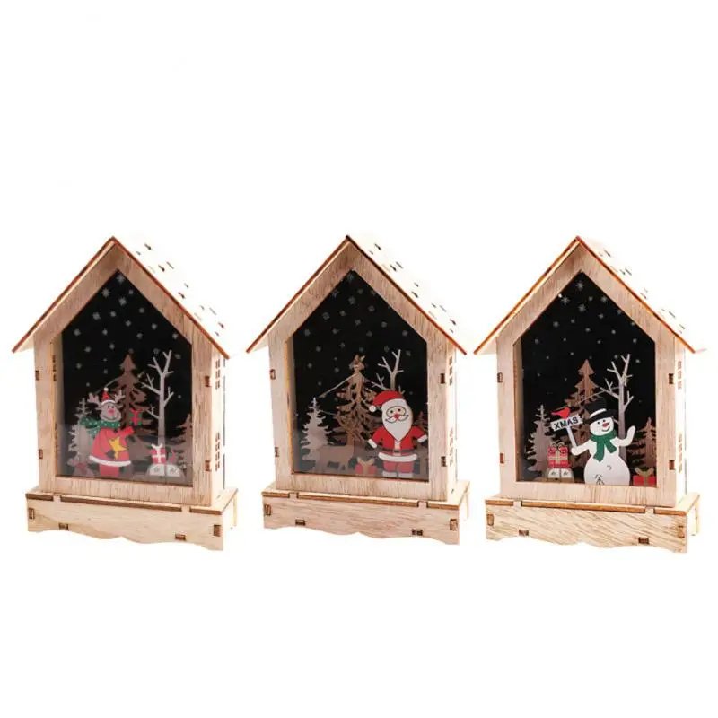Creative Christmas Decoration Lights Wooden Small House Christmas Gift Desktop Decoration New Year Gift DIY Festive Supplies
Creative Christmas Decoration Lights Wooden Small House Christmas Gift Desktop Decoration New Year Gift DIY Festive Supplies