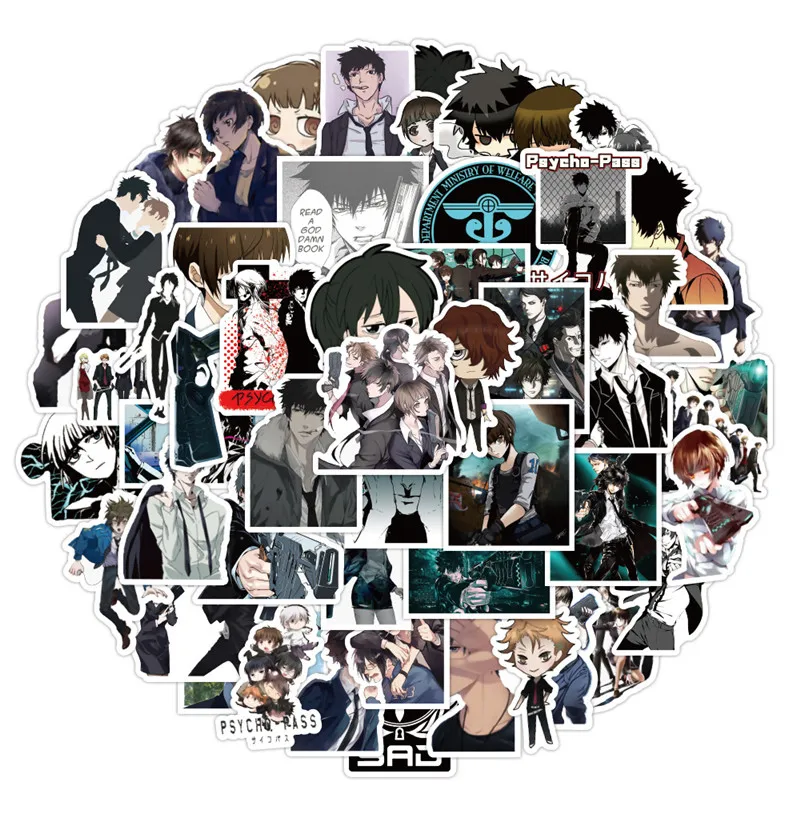 10/50Pcs Pack Anime Psycho-Pass Stickers and Decals For Laptop Motorcycle Phone Skateboard Diary Kids Toy
10/50Pcs Pack Anime Psycho-Pass Stickers and Decals For Laptop Motorcycle Phone Skateboard Diary Kids Toy