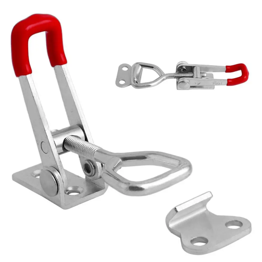 100Kg Quick Toggle Clip Clamp Heavy Duty Bench Clamp For Drawer Box Chest Tool Holding Down Sheet Metal or Circuit Boards
100Kg Quick Toggle Clip Clamp Heavy Duty Bench Clamp For Drawer Box Chest Tool Holding Down Sheet Metal or Circuit Boards