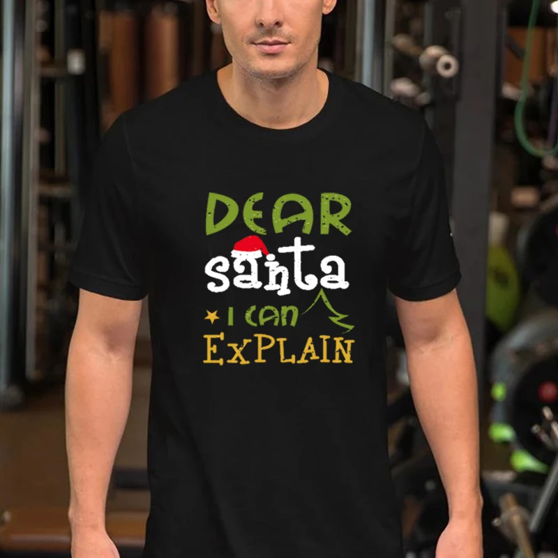 Best Seller Merry Christmas Graphic T Shirt Dear Santa I Can Explain Printed T-shirt Casual Holiday Asian Size Tees Men Clothing
Best Seller Merry Christmas Graphic T Shirt Dear Santa I Can Explain Printed T-shirt Casual Holiday Asian Size Tees Men Clothing