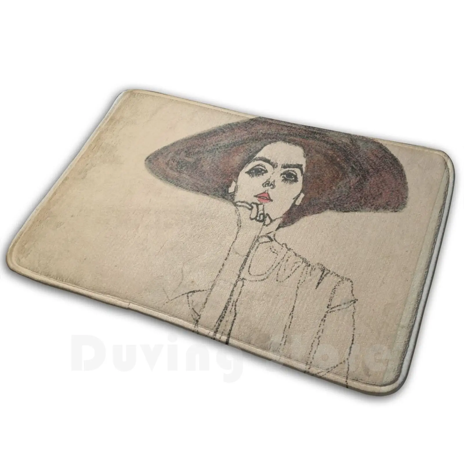 Egon Schiele Fine Art Portrait Of A Woman ( 1910 ) With Schiele'S Name ( Vertical , Brown ) Carpet
Egon Schiele Fine Art Portrait Of A Woman ( 1910 ) With Schiele'S Name ( Vertical , Brown ) Carpet