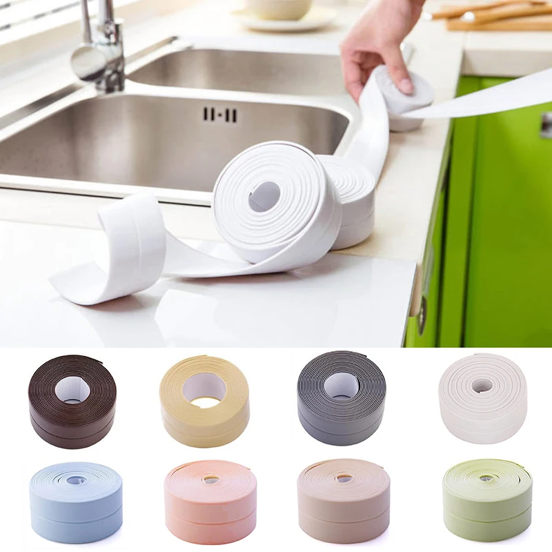 3.2m Bathroom Stickers Shower Sink Bath Sealing Strip Tape PVC Self Adhesive Wall Stickers Waterproof Sticker Kitchen Accessorie
3.2m Bathroom Stickers Shower Sink Bath Sealing Strip Tape PVC Self Adhesive Wall Stickers Waterproof Sticker Kitchen Accessorie