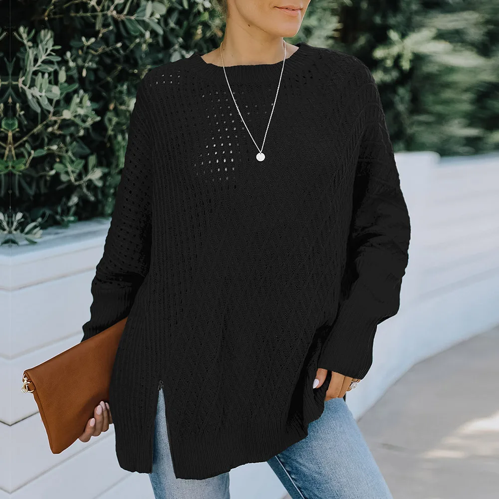 Autumn Winter 2021 Fashion Women's Knitted Pullover Casual Solid Color Long Sleeve Thin Sweaters Ladies Round Neck Jumper Tops
Autumn Winter 2021 Fashion Women's Knitted Pullover Casual Solid Color Long Sleeve Thin Sweaters Ladies Round Neck Jumper Tops