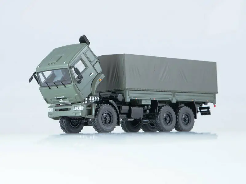 Новые модели в масштабе старта 1 43 КАМАЗ 43118 на борту с палаткой российский