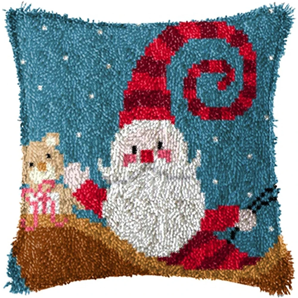 Cushions Crafts with Pre-Printed Pattern Latch hook pillow kit do it yourself Christmas Decoration Crochet kit
Cushions Crafts with Pre-Printed Pattern Latch hook pillow kit do it yourself Christmas Decoration Crochet kit