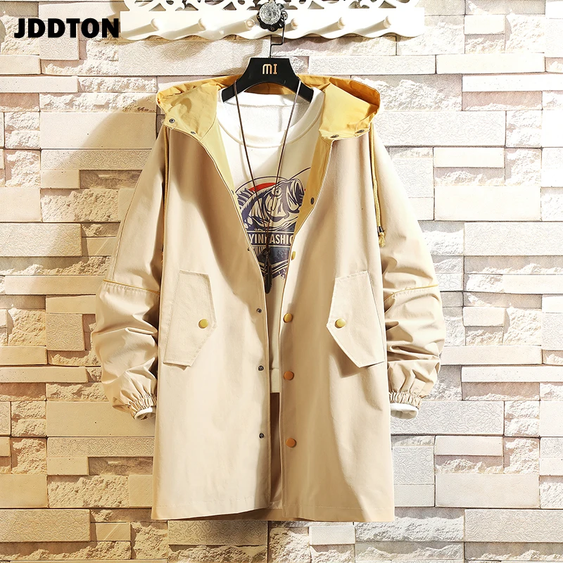 Куртка карго JDDTON JE199 мужская с капюшоном худи ветровка в японском стиле