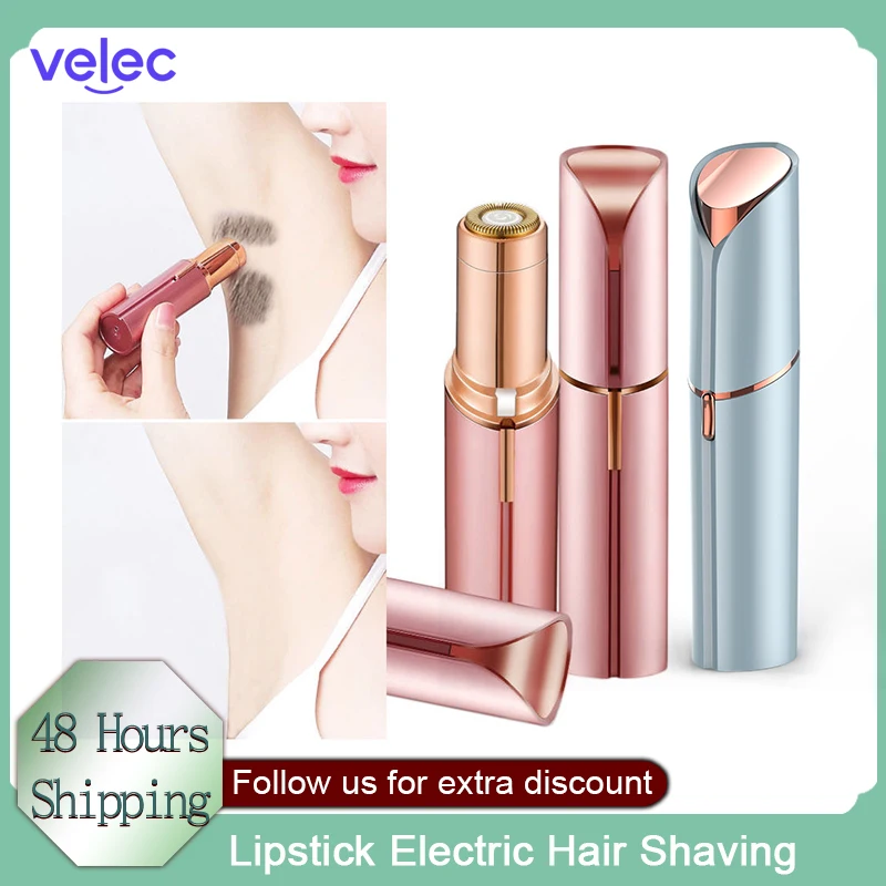 Velec Electric Eyebrow Trimmer Mini Eye Brow Epilator Facial Lipstick Shape Hair Removal Portable Women Painless Razor Shaver
Velec Electric Eyebrow Trimmer Mini Eye Brow Epilator Facial Lipstick Shape Hair Removal Portable Women Painless Razor Shaver