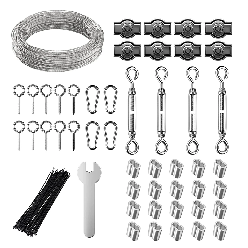 45M PVC Coated Wire Trellis Kit/Fence Wire Tensioner/Catenary Wire Kit/Plant Training Wire Kits/Wire Trellis Kit
45M PVC Coated Wire Trellis Kit/Fence Wire Tensioner/Catenary Wire Kit/Plant Training Wire Kits/Wire Trellis Kit