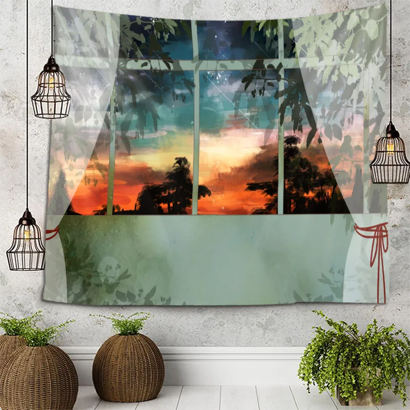 View from The Window PatternTapestry Blanket Throw Wall-Hanging Psychedelic-Pattern Home-Deco
View from The Window PatternTapestry Blanket Throw Wall-Hanging Psychedelic-Pattern Home-Deco