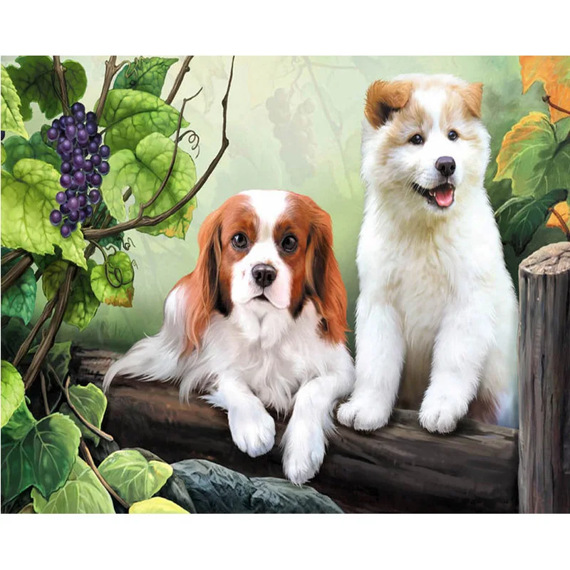 Cross Stitch DIY Painting 5D Grape Animal Dog Diamond Home Decor Picture Embroidery Pattern Wall Sticker Mosaic Full Round Drill
Cross Stitch DIY Painting 5D Grape Animal Dog Diamond Home Decor Picture Embroidery Pattern Wall Sticker Mosaic Full Round Drill