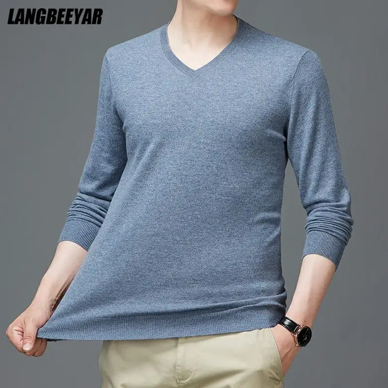 100% Wool High End New Fashion Brand Knit Pullover Warm Men V Neck Sweater Autum Casual Jumper Korean Winter Mens Clothes
100% Wool High End New Fashion Brand Knit Pullover Warm Men V Neck Sweater Autum Casual Jumper Korean Winter Mens Clothes