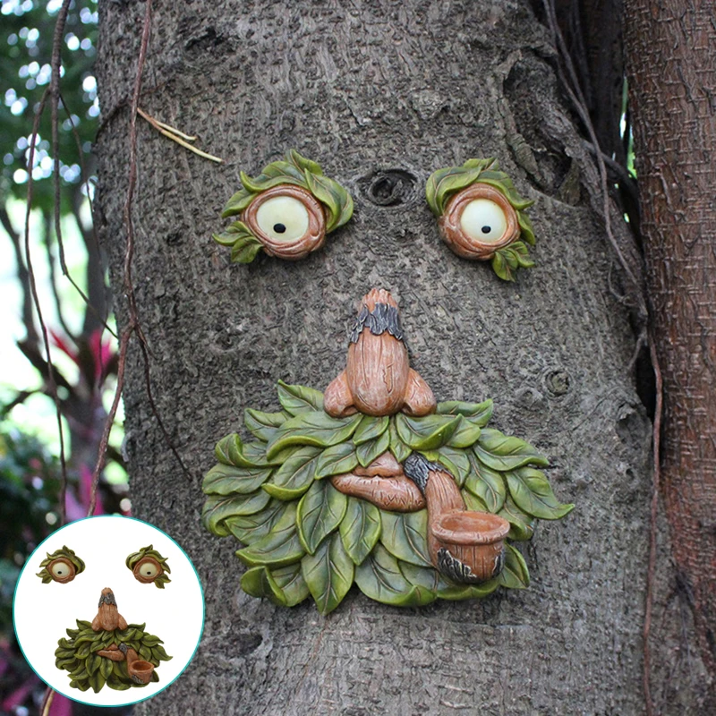 New Arrival Tree Leaf Tree Face Outdoor Funny Sculpture Yard Art Garden Peeker Garden Decoration Easter Tree Monster Facial
New Arrival Tree Leaf Tree Face Outdoor Funny Sculpture Yard Art Garden Peeker Garden Decoration Easter Tree Monster Facial