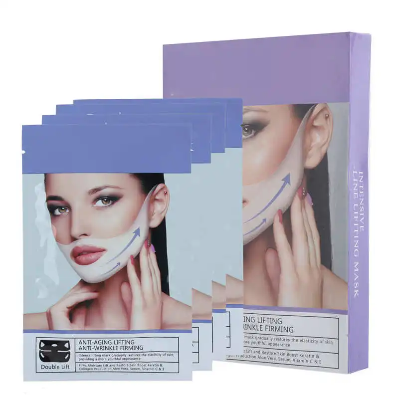 4pcs 35g Face Lift Slimming Mask V Line Chin Up Moisturizing Firming Face Mask Rich Plant Extracts Vitamins And Amino Acids Mask 
4pcs 35g Face Lift Slimming Mask V Line Chin Up Moisturizing Firming Face Mask Rich Plant Extracts Vitamins And Amino Acids Mask